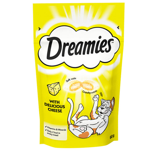 Recompense pentru pisici Dreamies Snack cu branza 60g